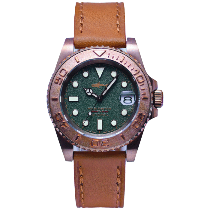 HEIMDALLR 40mm Vintage Bronze Dive Watch Seiko NH35A Sapphire Crystal 30ATM